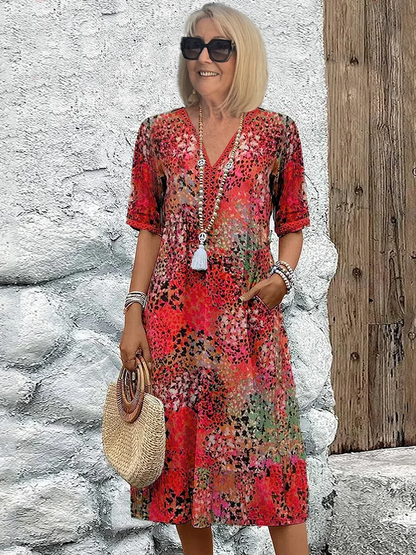 Graceful Comfort Midi Dress