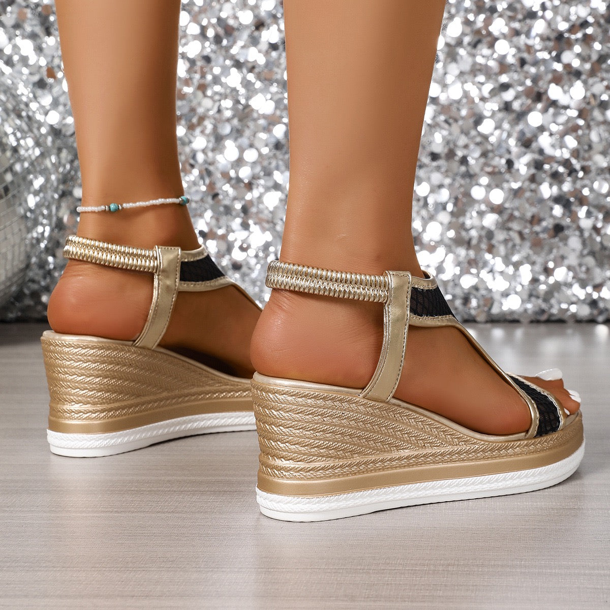 Pain-Relief Wedge Sandals