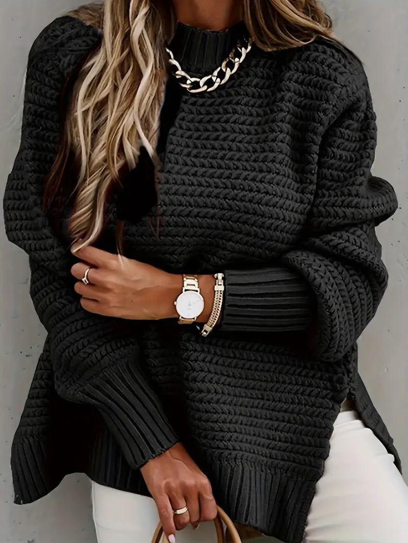 Figure-Flattering Longline Jumper
