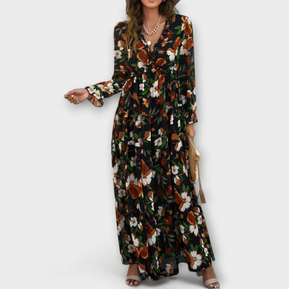 Elegant Floral Maxi Dress