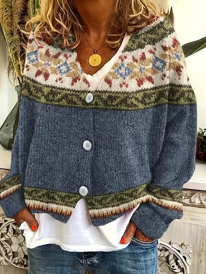 Striped Easy-Care Cardigan