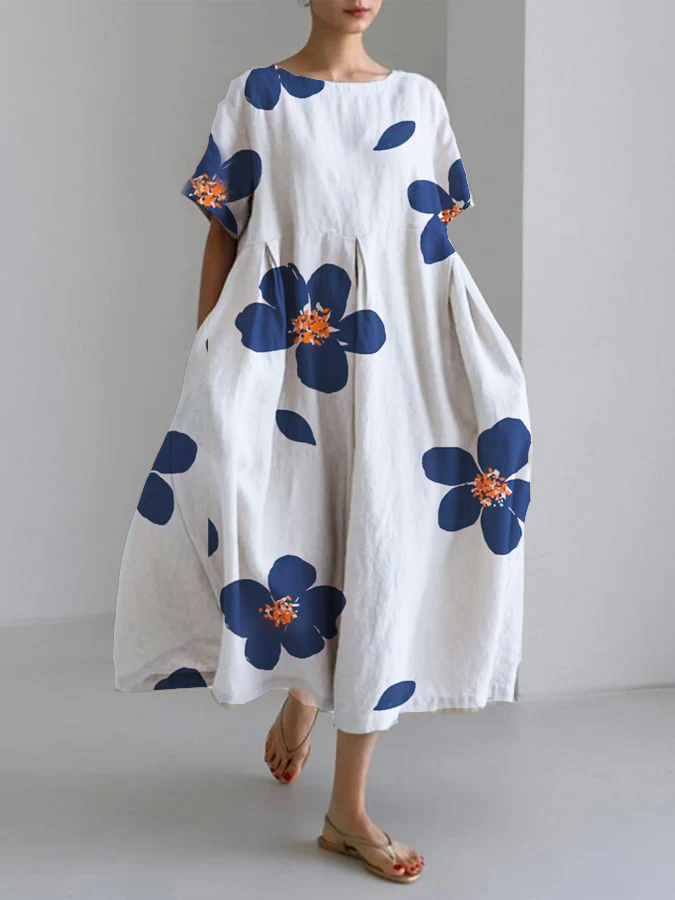 Elegant Floral Summer Dress