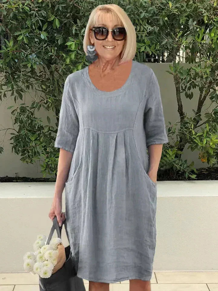 Effortless Elegance: Chic Pocket Dress