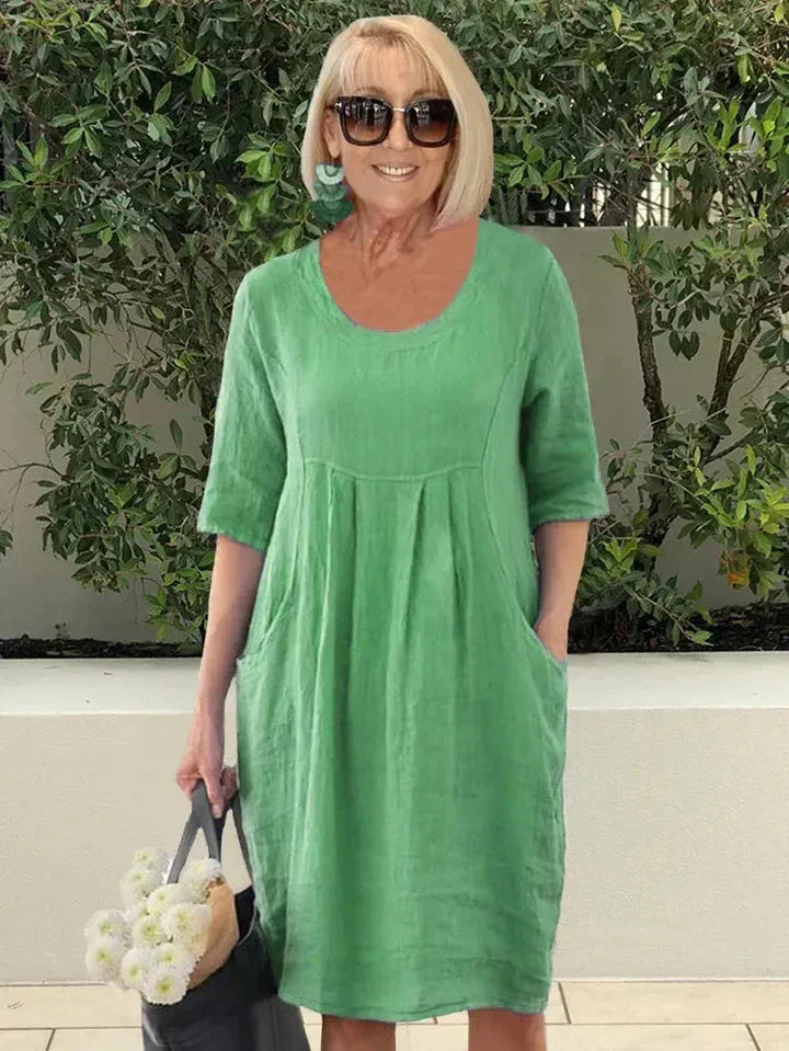 Effortless Elegance: Chic Pocket Dress