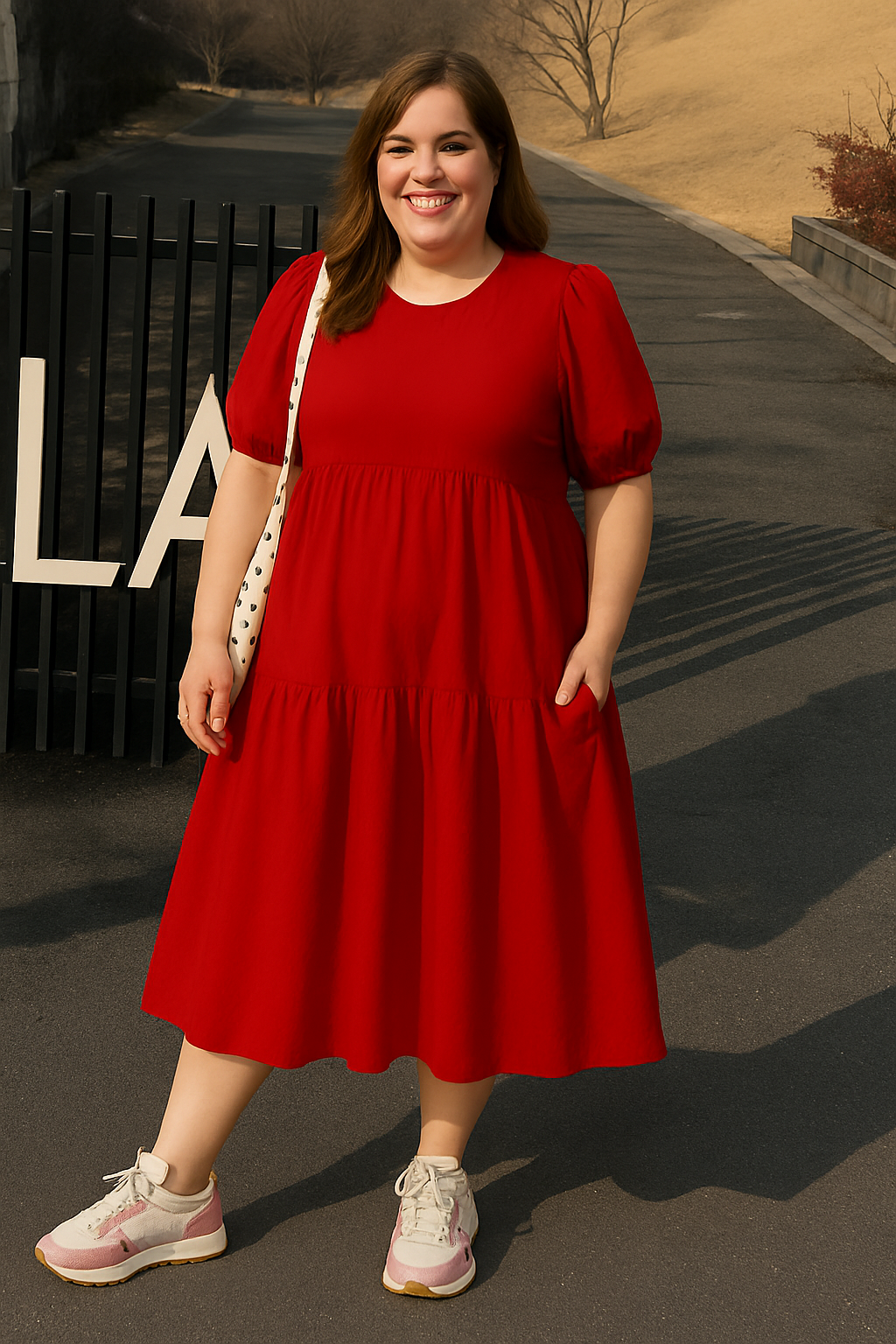 Flowy-Elegance Tiered Dress