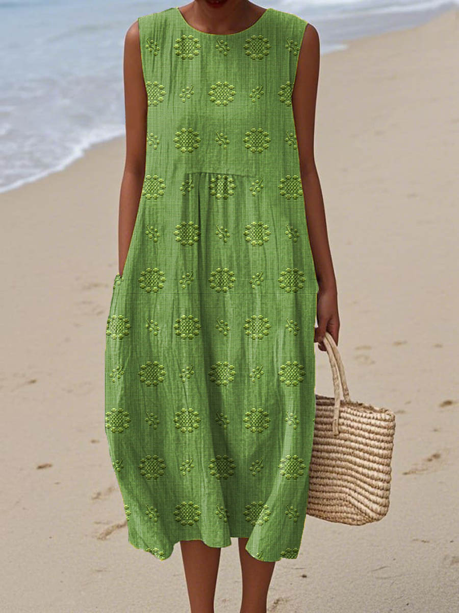 Elegant-Breeze Summer Dress