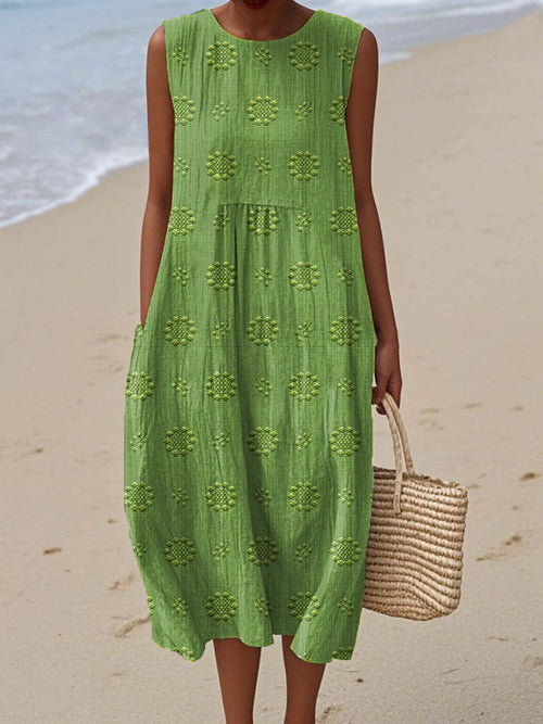 Elegant-Breeze Summer Dress