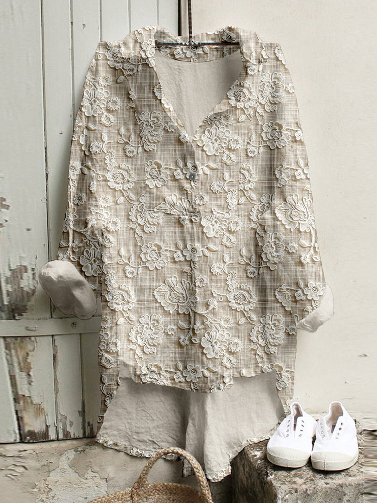Chic Floral Top for Effortless Charm