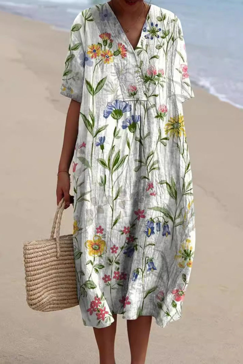 Elegant Floral Dress