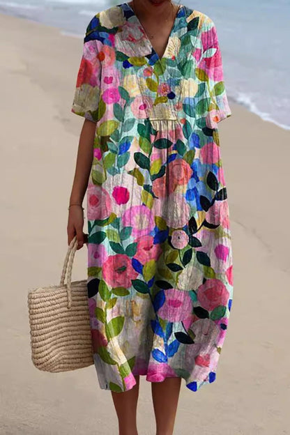 Elegant Floral Dress