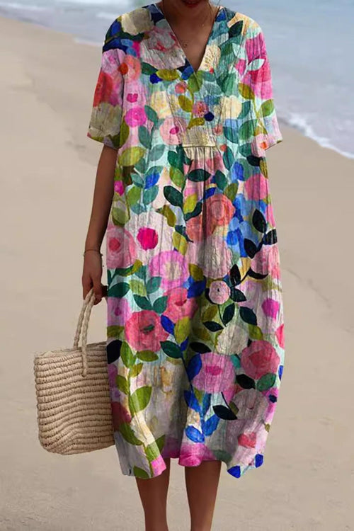 Elegant Floral Dress