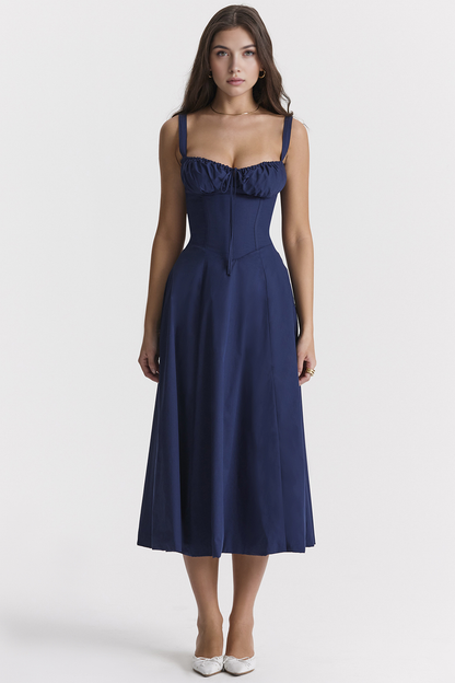 Vintage-Style Midi Dress