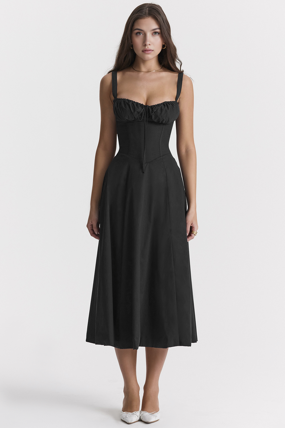 Elegant Comfort Midi Dress