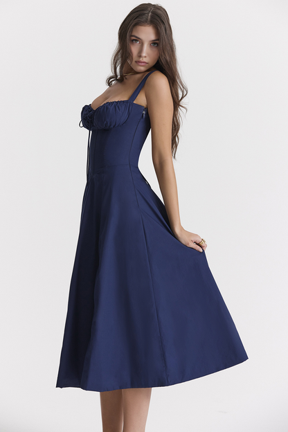 Vintage-Style Midi Dress