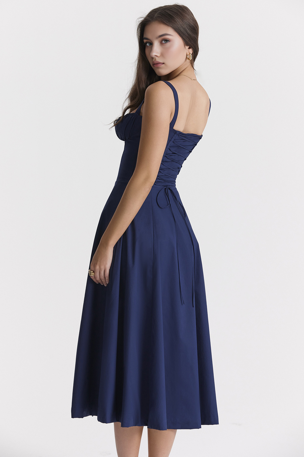Vintage-Style Midi Dress