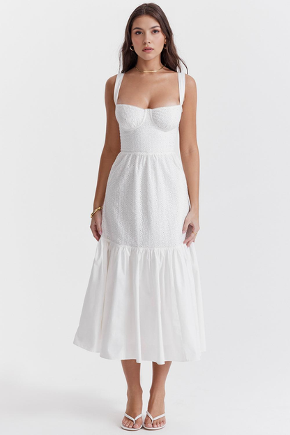 Comfort-Fit Midi Dress