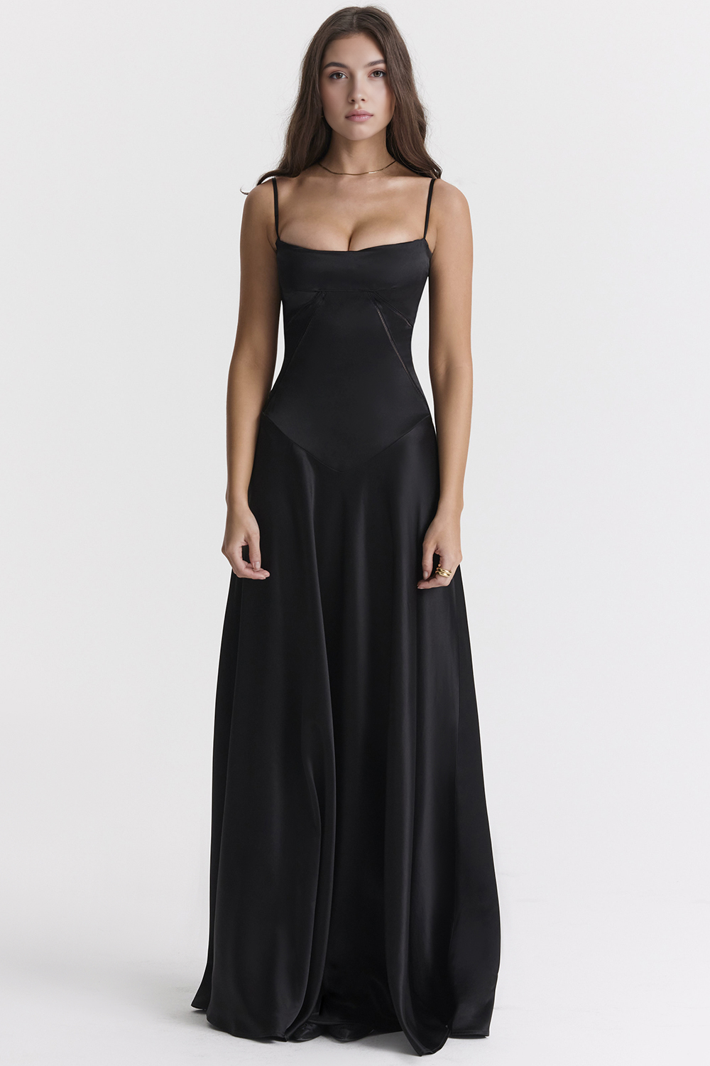 Chic Bustier Gown for Enchanting Evenings