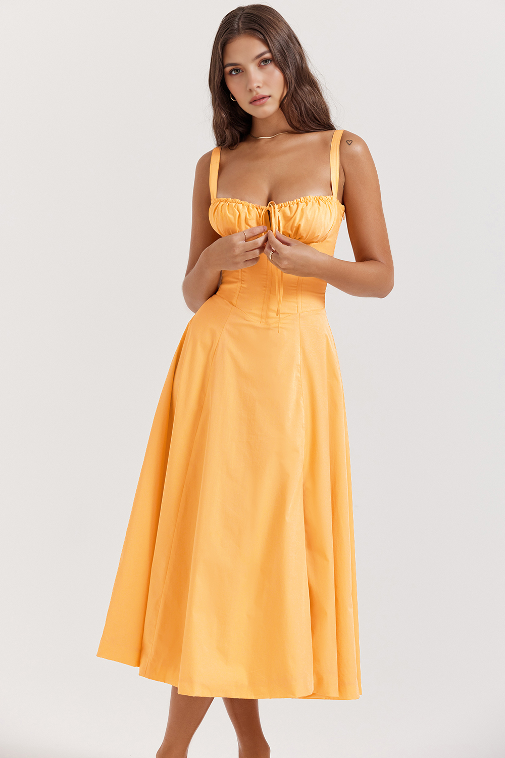 Elegant Comfort Midi Dress