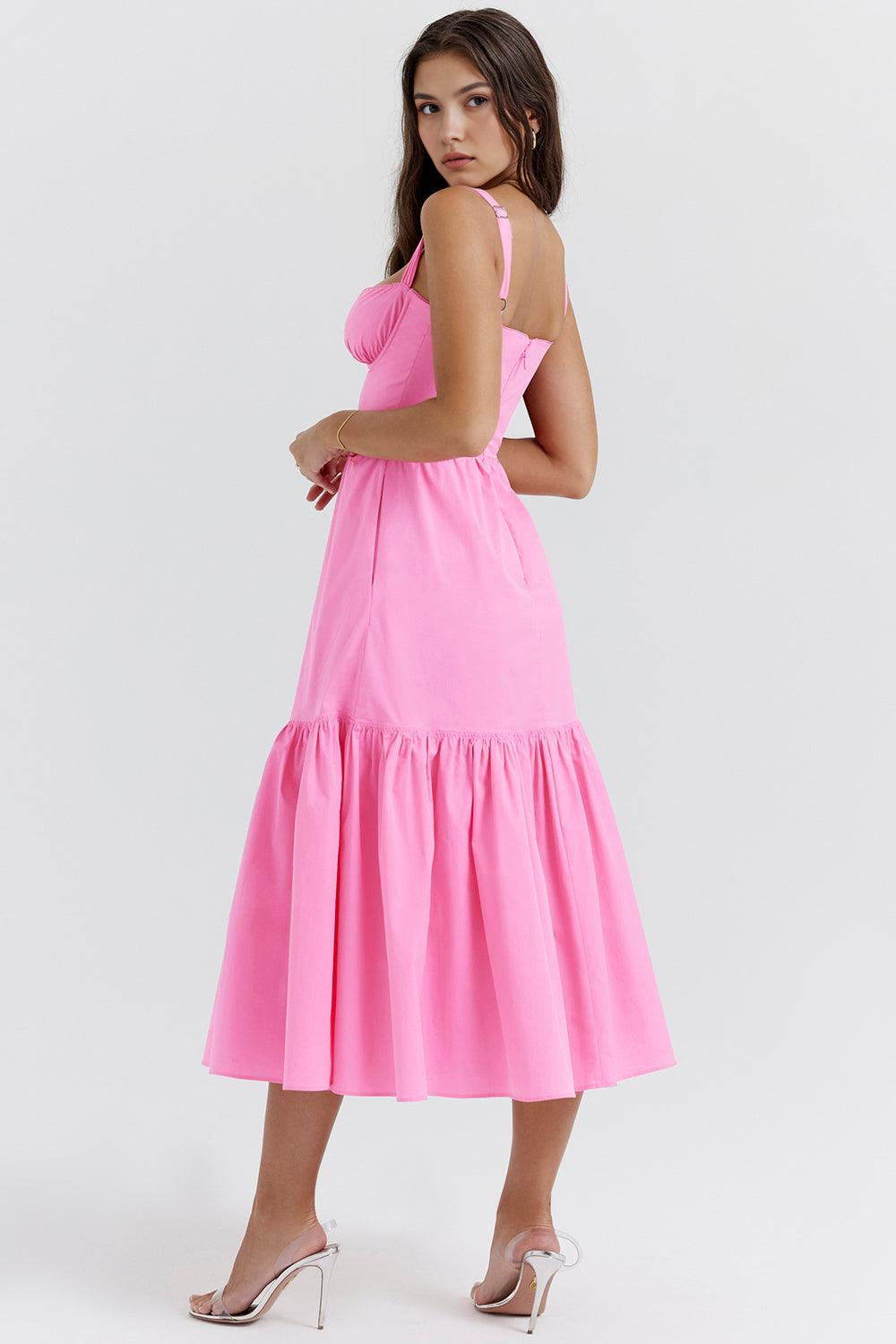 Comfort-Fit Midi Dress