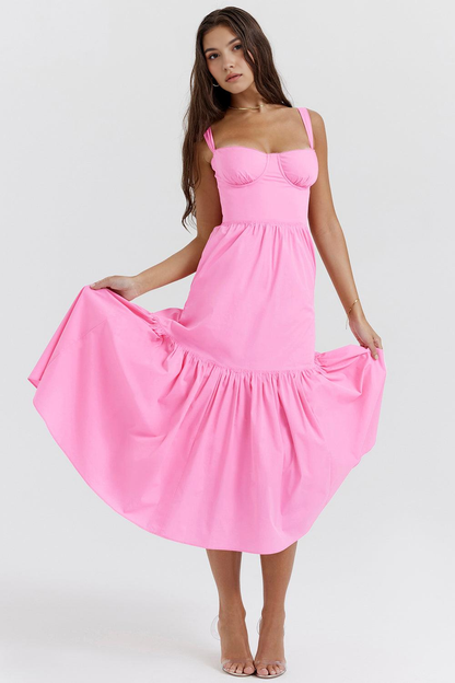 Comfort-Fit Midi Dress