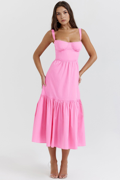 Comfort-Fit Midi Dress