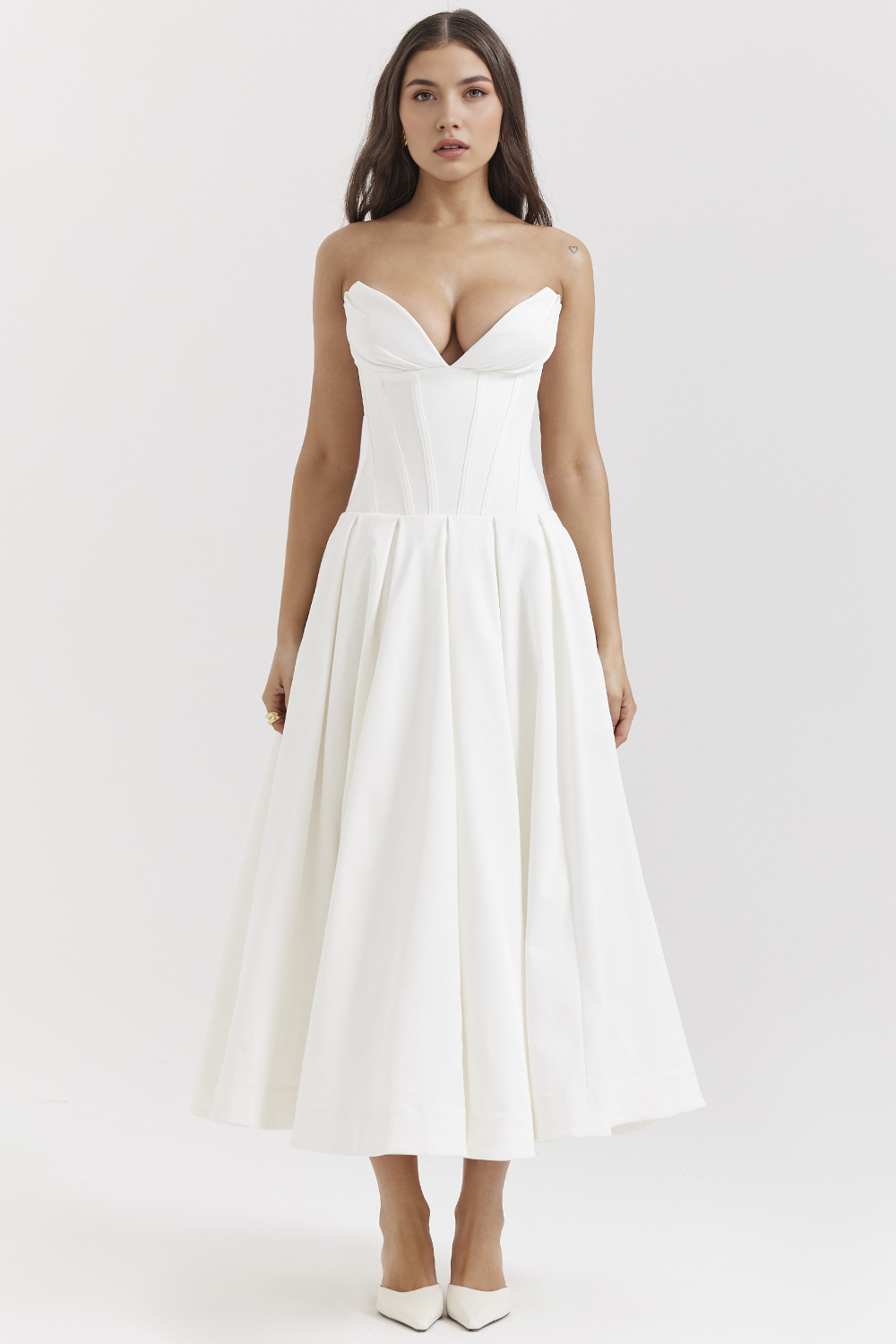 Elegance Tulle Midi Dress