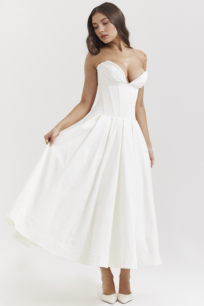 Elegance Tulle Midi Dress