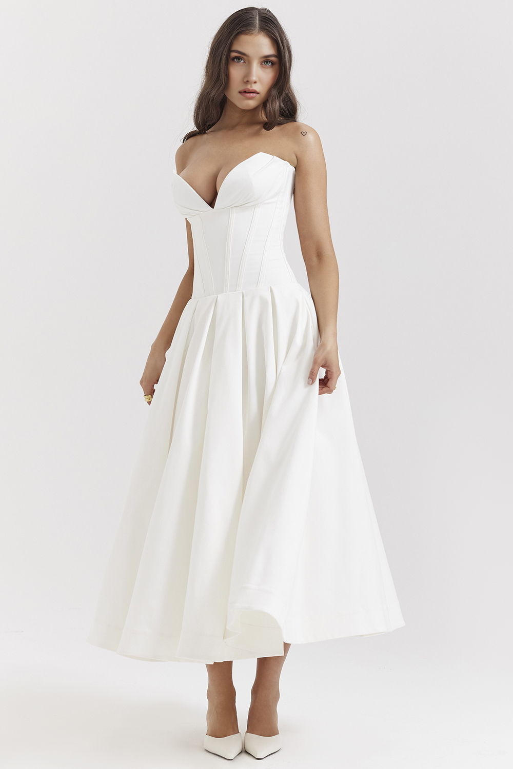 Elegance Tulle Midi Dress
