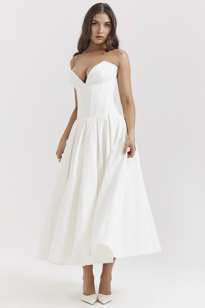 Elegance Tulle Midi Dress