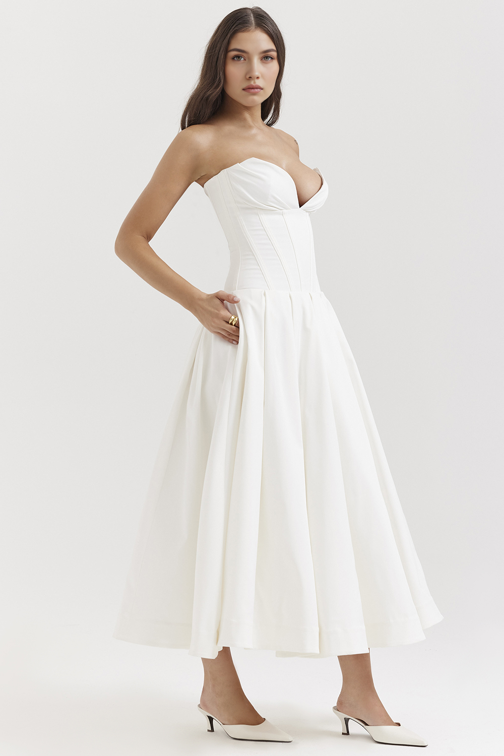 Elegance Tulle Midi Dress