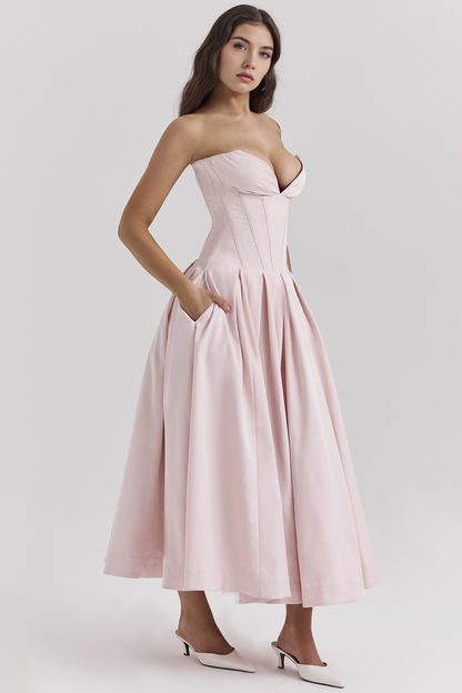 Elegance Tulle Midi Dress