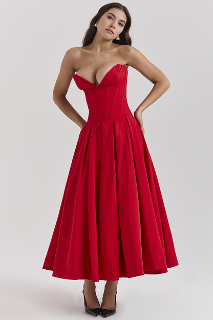 Elegance Tulle Midi Dress