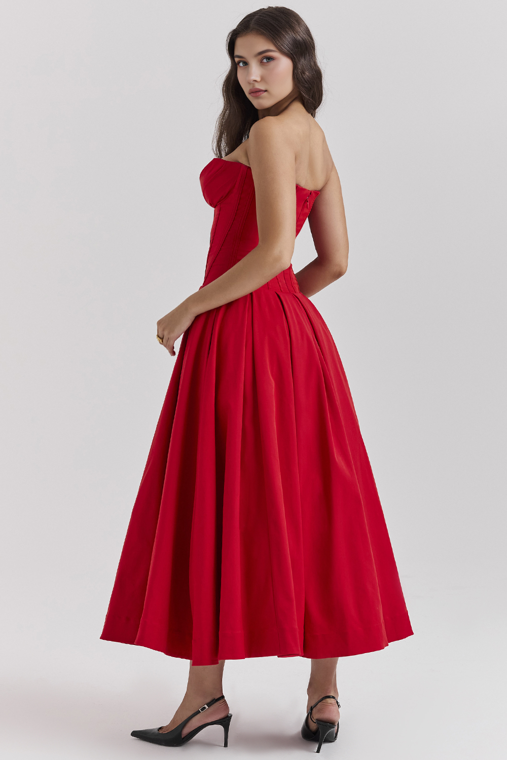 Elegance Tulle Midi Dress