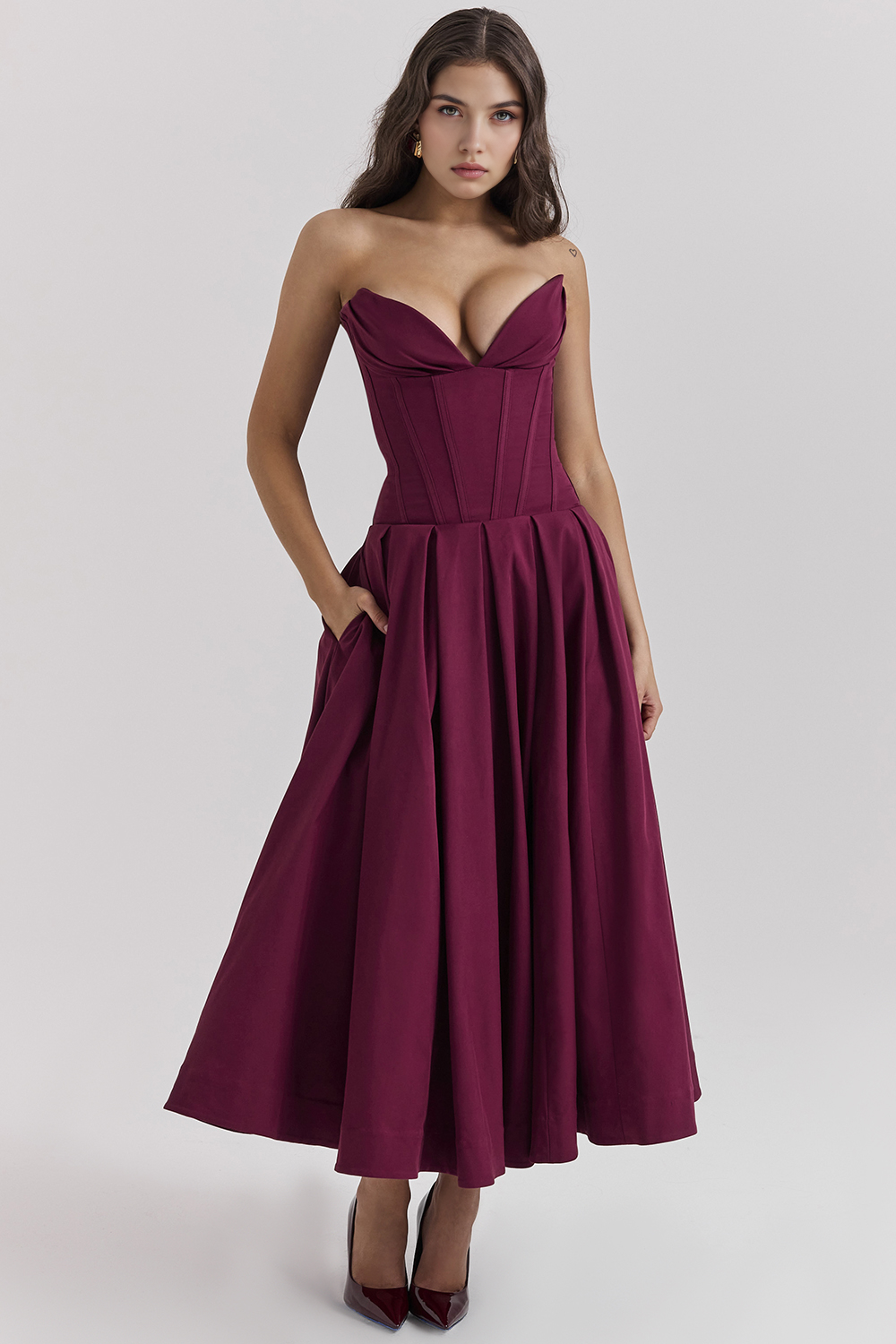 Elegance Tulle Midi Dress