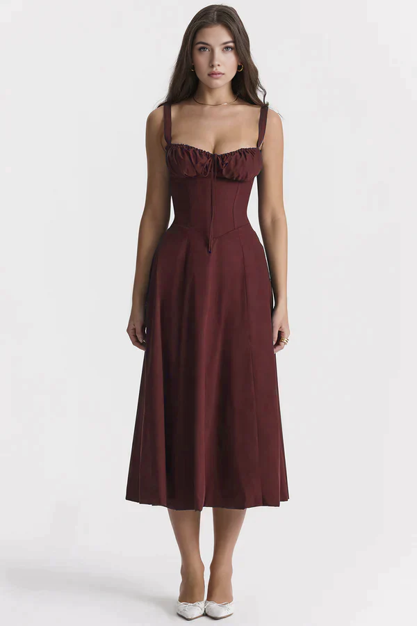 Elegant Comfort Midi Dress