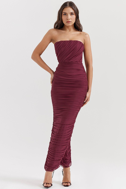 Chic Mesh Maxi for Confident Curves