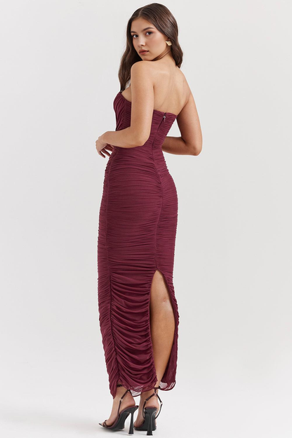 Chic Mesh Maxi for Confident Curves