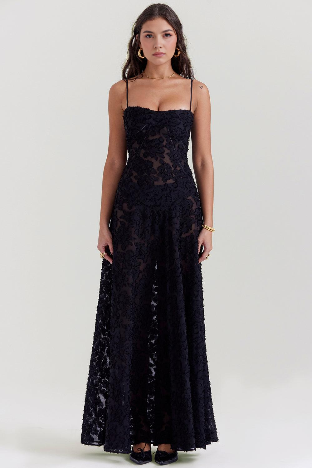 Romantic Floral Gown for Timeless Beauty