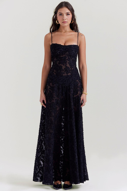 Romantic Floral Gown for Timeless Beauty