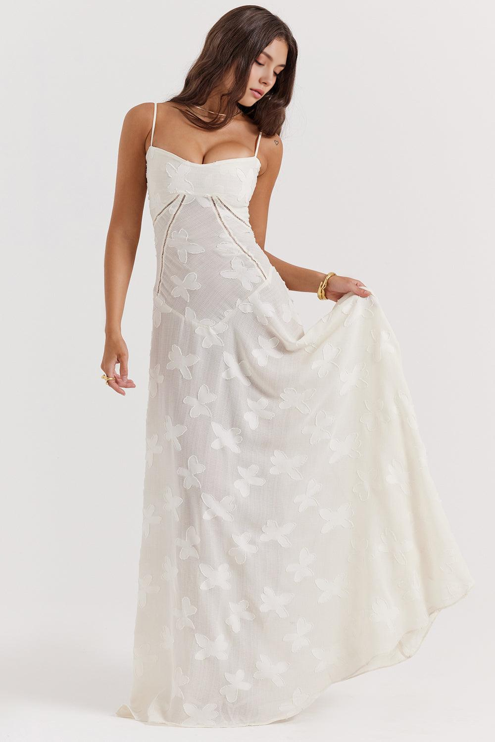 Romantic Floral Gown for Timeless Beauty