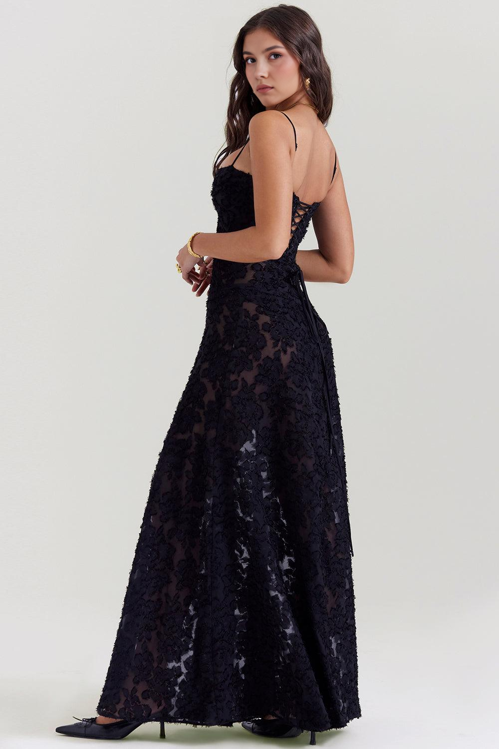 Romantic Floral Gown for Timeless Beauty