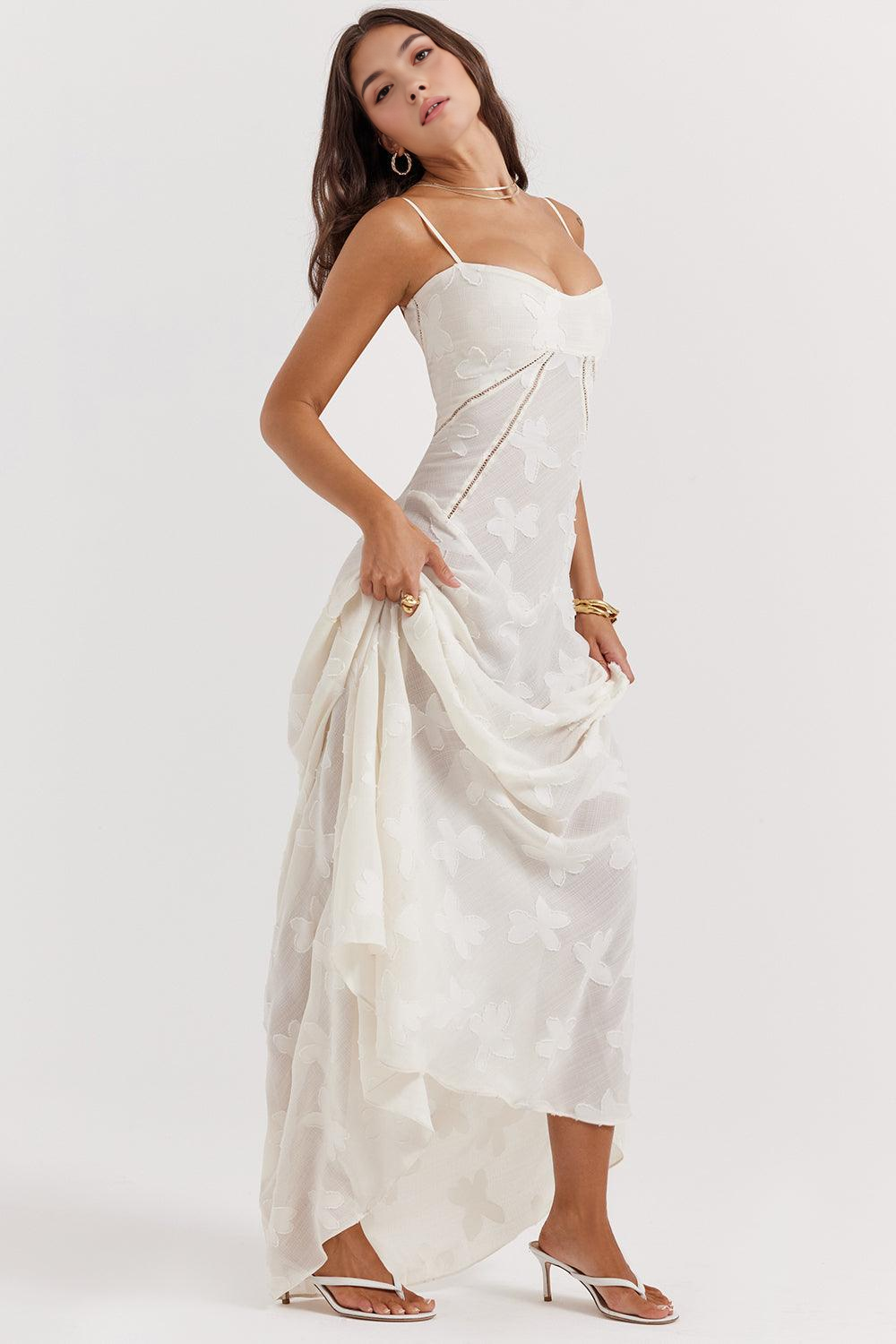 Romantic Floral Gown for Timeless Beauty