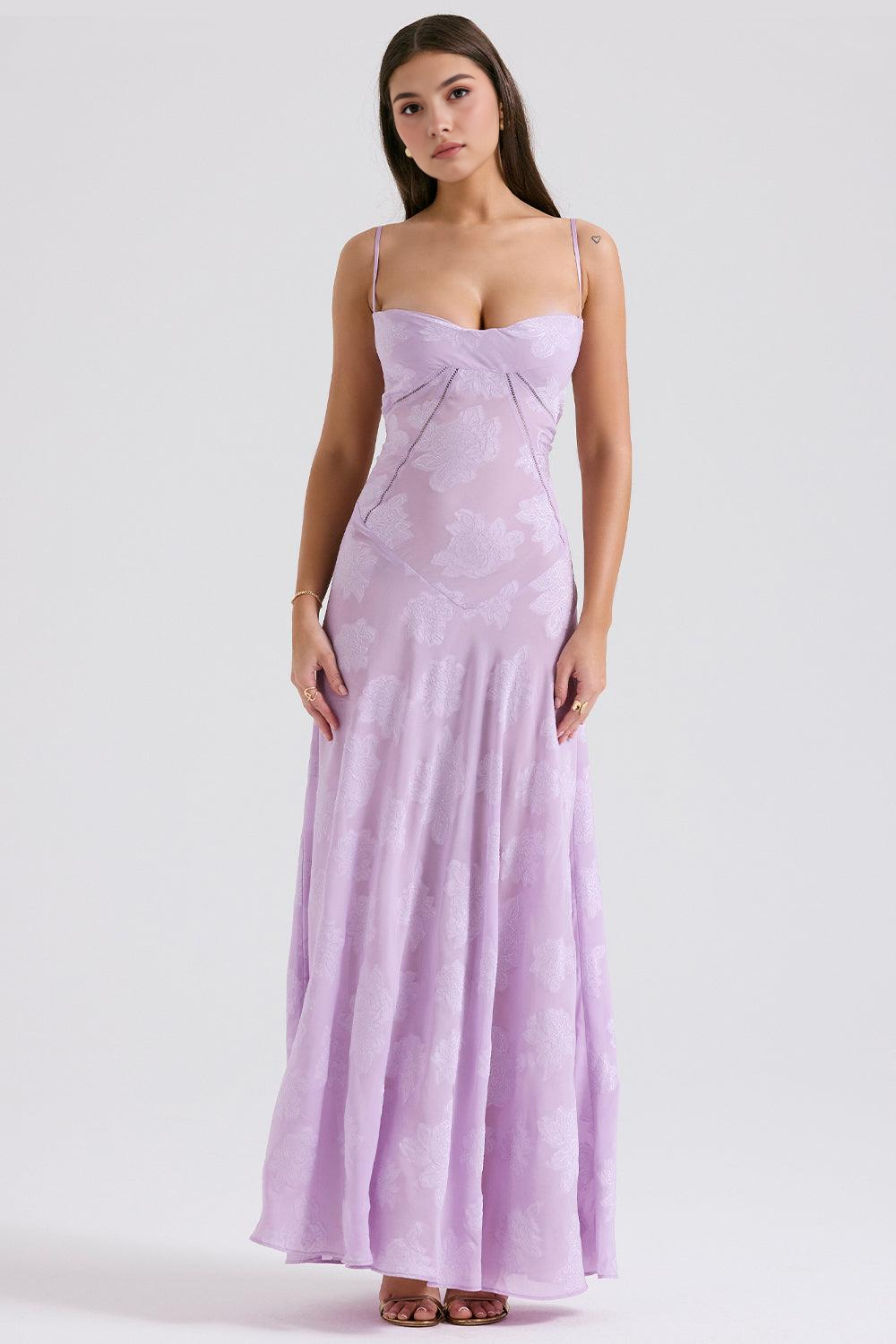 Romantic Floral Gown for Timeless Beauty