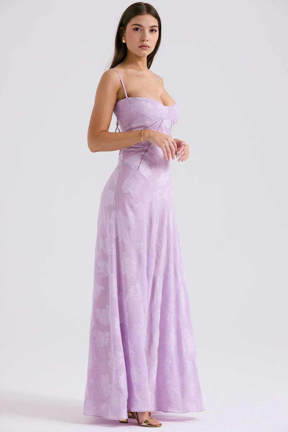 Romantic Floral Gown for Timeless Beauty