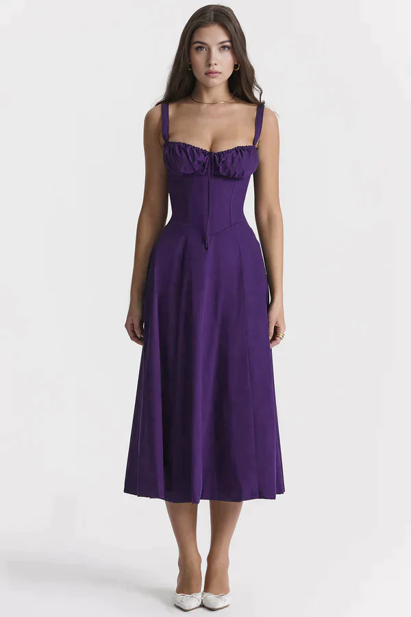 Elegant Comfort Midi Dress
