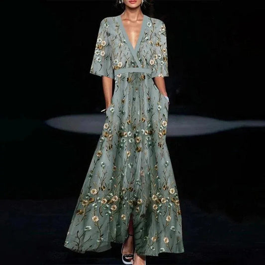 Gemma Floral Elegance Dress