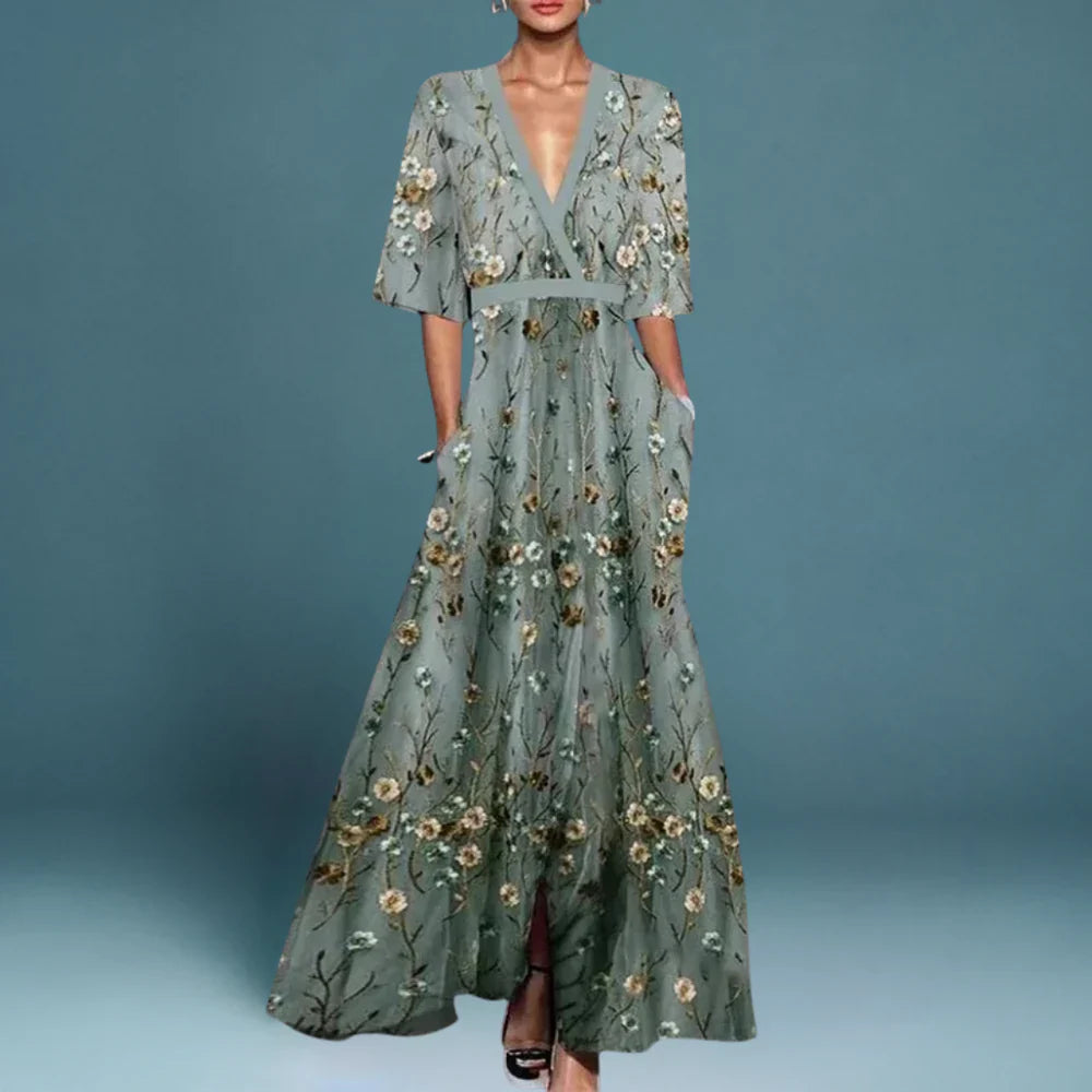 Gemma Floral Elegance Dress