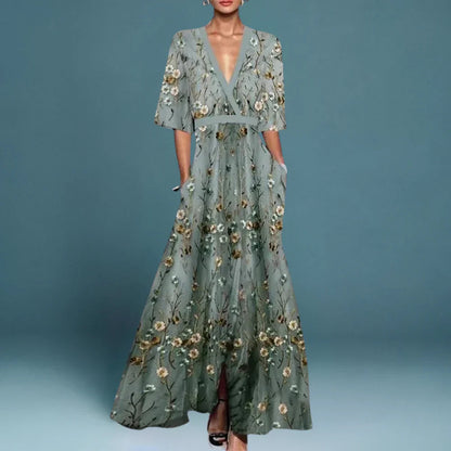 Gemma Floral Elegance Dress