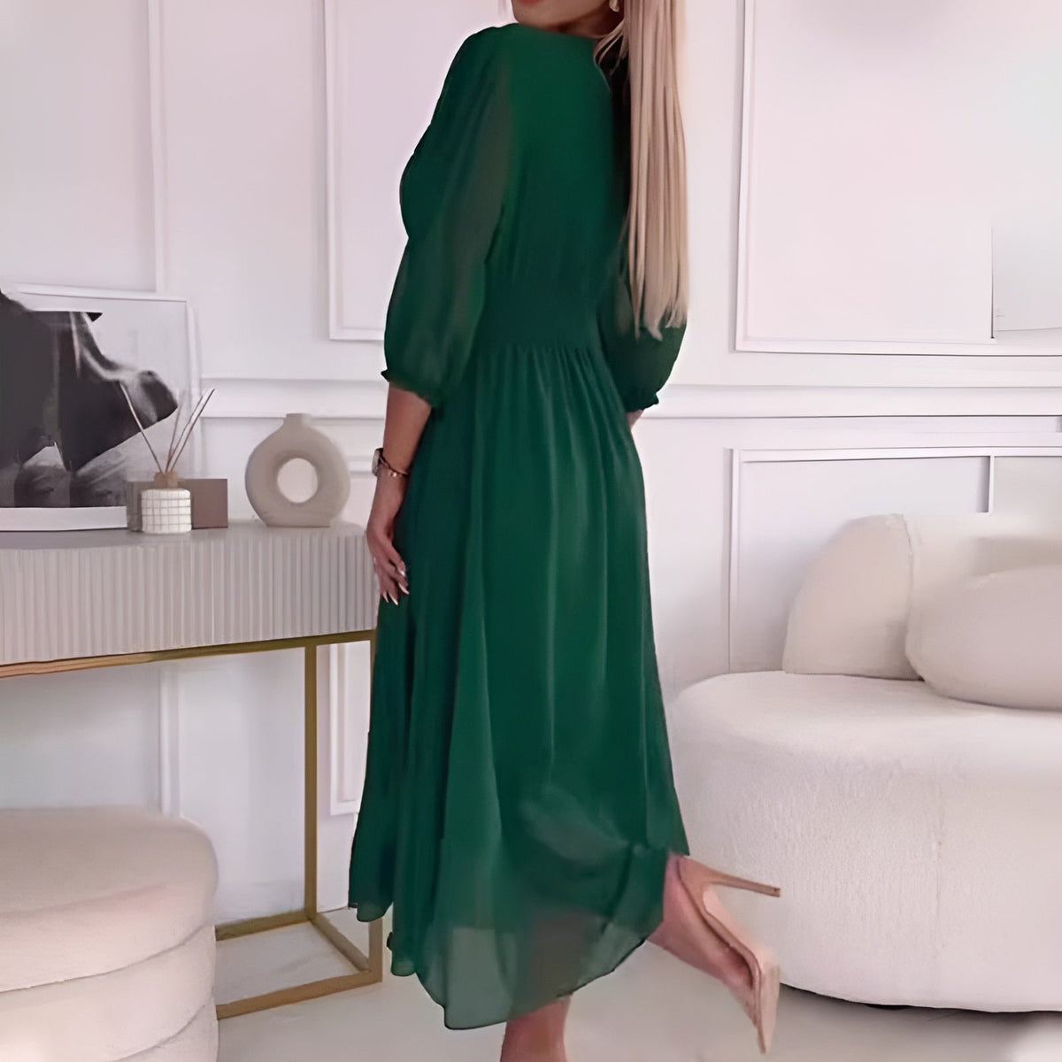 Effortless Elegance Silky Chiffon Dress