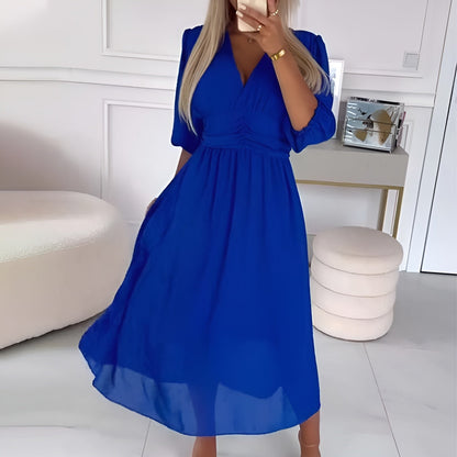 Effortless Elegance Silky Chiffon Dress